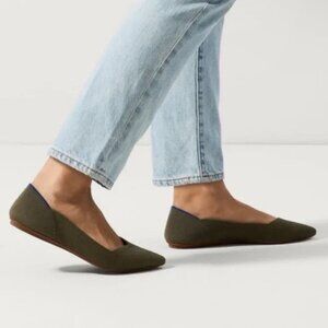 Rothy's The Point, Cypress Green, Size 8.5